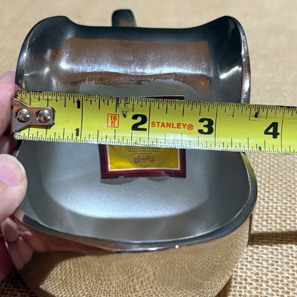 Silver Toned Elephant Trinket / Jewelry /Snack Dish Passport to India NEW Heavy - Picture 8 of 10